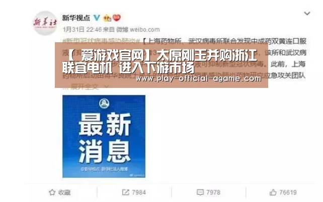 【 爱游戏官网】太原刚玉并购浙江联宜电机 进入下游市场(图2) 爱游戏体育